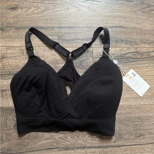 NWT Cake Maternity Tutti Fruitti Black Lace Women's Nursing Bra Size Large